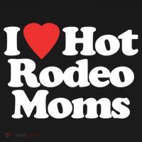 I Love Hot Rodeo Moms Funny Saying Cowboy Western Rodeo Women's Hoodie thumb 2