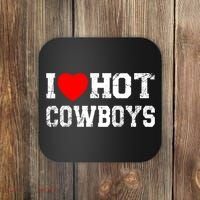 I Love Hot Cowboys, I Heart Hot Cowboys Lover Coaster thumb 0