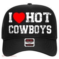 I Love Hot Cowboys, I Heart Hot Cowboys Lover Hat thumb 0