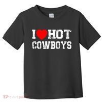 I Love Hot Cowboys, I Heart Hot Cowboys Lover Toddler T-Shirt thumb 0