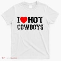 I Love Hot Cowboys, I Heart Hot Cowboys Lover T-Shirt thumb 0