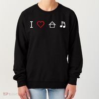 I Love House Music Women's Sweatshirt thumb 0