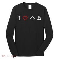 I Love House Music Long Sleeve Shirt thumb 0