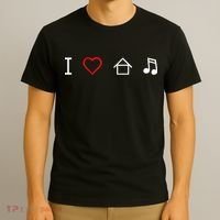 I Love House Music T-Shirt thumb 3