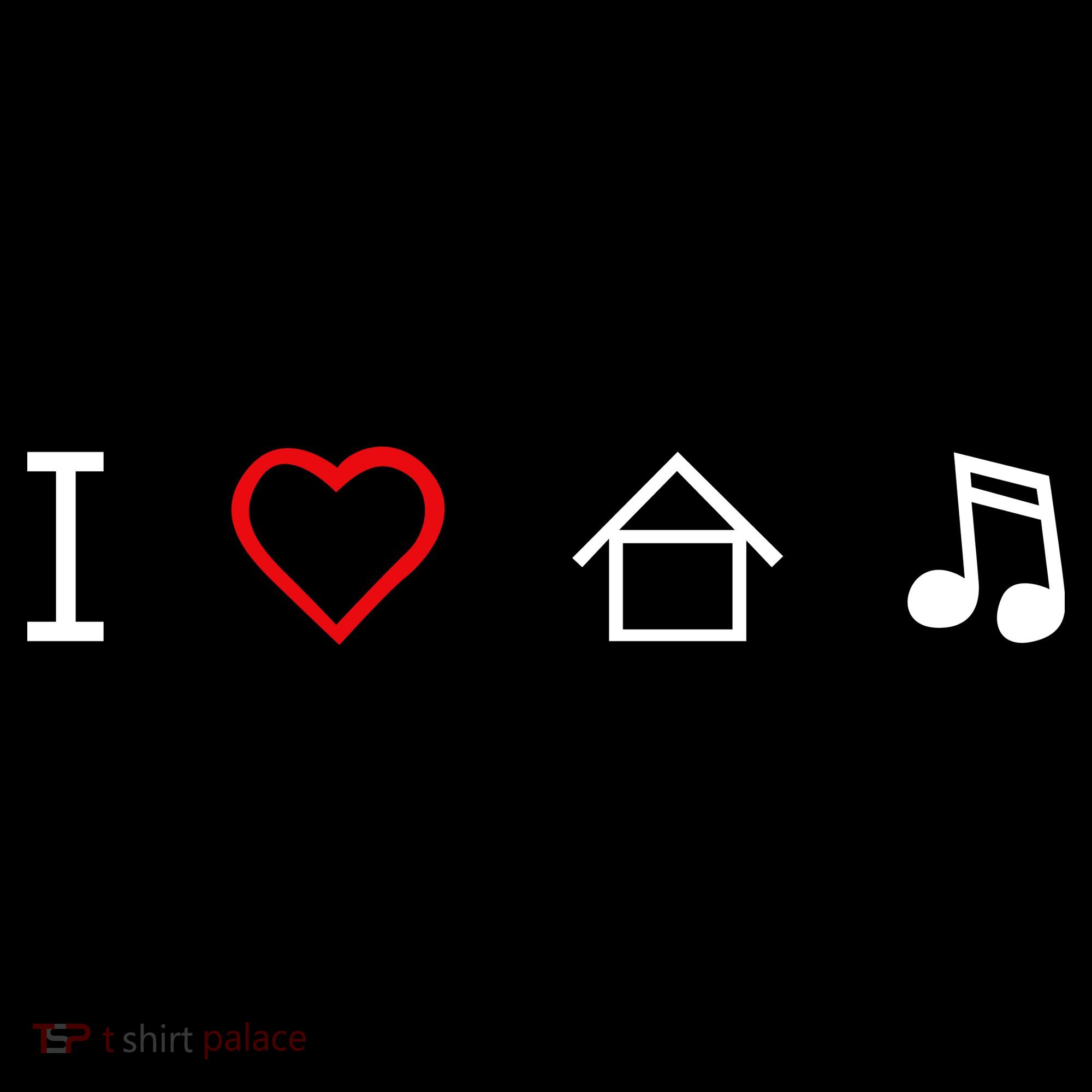 I Love House Music Women's Hoodie