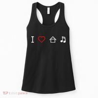 I Love House Music Women's Tank Top thumb 0