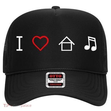 I Love House Music Hat