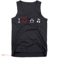 I Love House Music Tank Top thumb 0