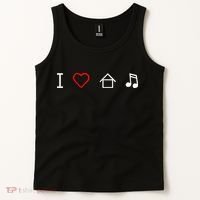 I Love House Music Tank Top thumb 2