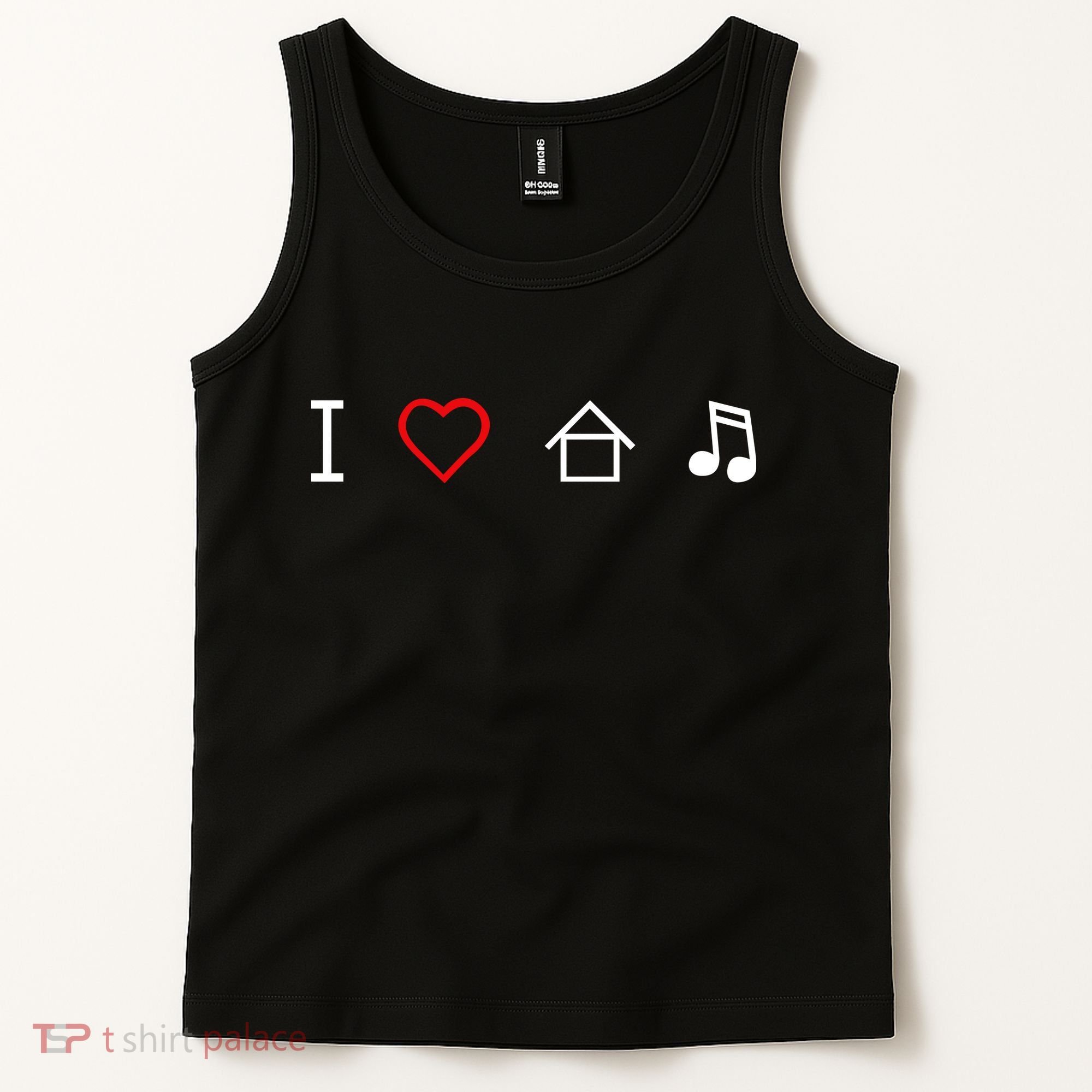 I Love House Music Tank Top