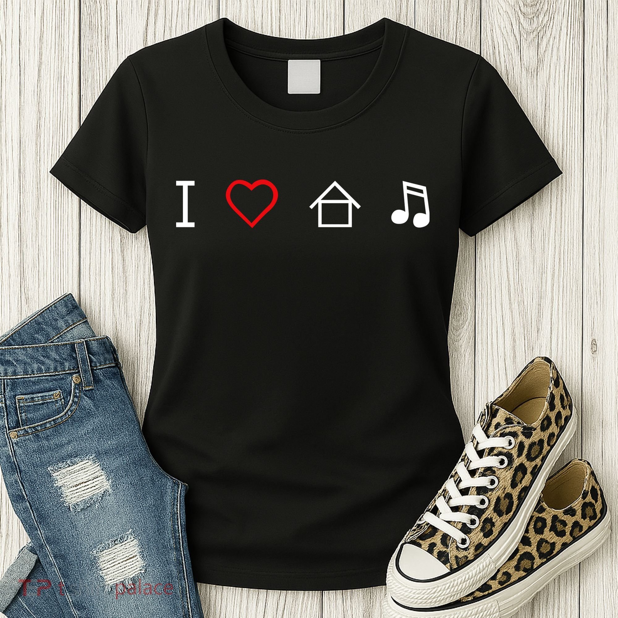 I Love House Music Women's T-Shirt