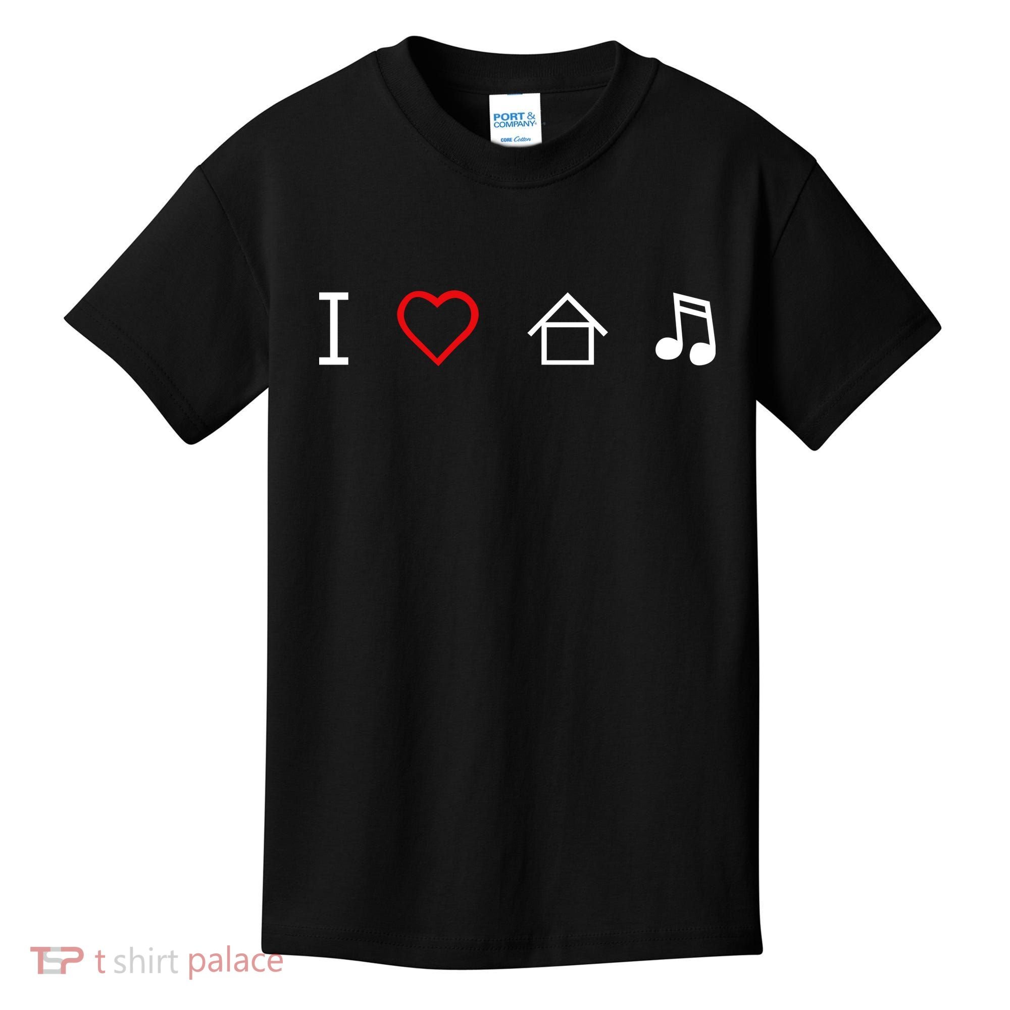 I Love House Music Kids T-Shirt