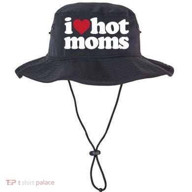 I Love Hot Moms Gift Bucket Hat