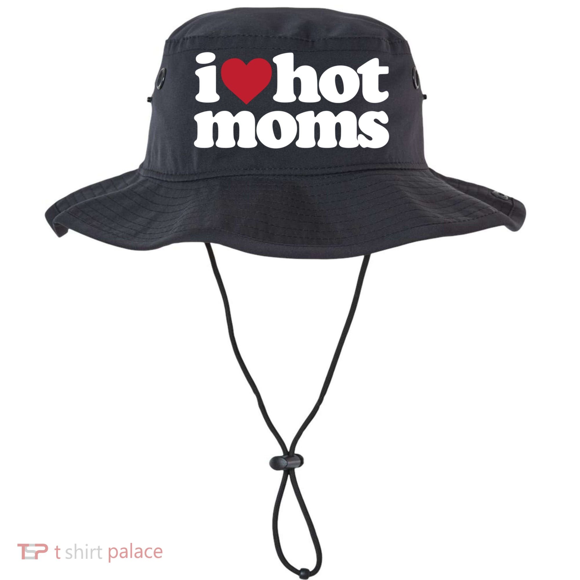 I Love Hot Moms Gift Bucket Hat