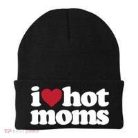 I Love Hot Moms Gift Beanie thumb 0