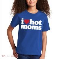 I Love Hot Moms Gift Kids T-Shirt thumb 2
