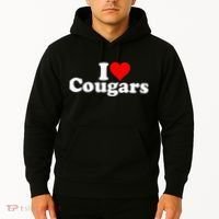 I LOVE HEART COUGARS SEXY OLDER Hoodie thumb 2