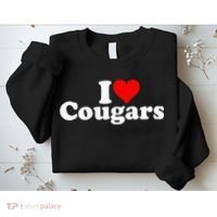 I LOVE HEART COUGARS SEXY OLDER Sweatshirt thumb 2