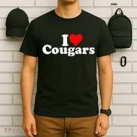 I LOVE HEART COUGARS SEXY OLDER T-Shirt thumb 6