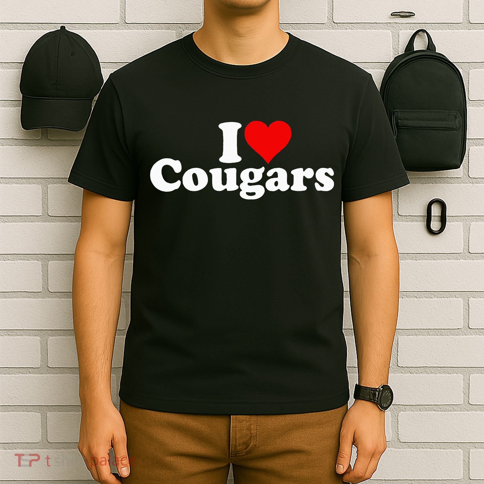 I LOVE HEART COUGARS SEXY OLDER T-Shirt