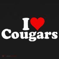 I LOVE HEART COUGARS SEXY OLDER Women's Hoodie thumb 2