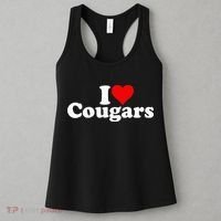 I LOVE HEART COUGARS SEXY OLDER Women's Tank Top thumb 3