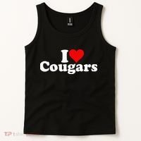 I LOVE HEART COUGARS SEXY OLDER Tank Top thumb 2