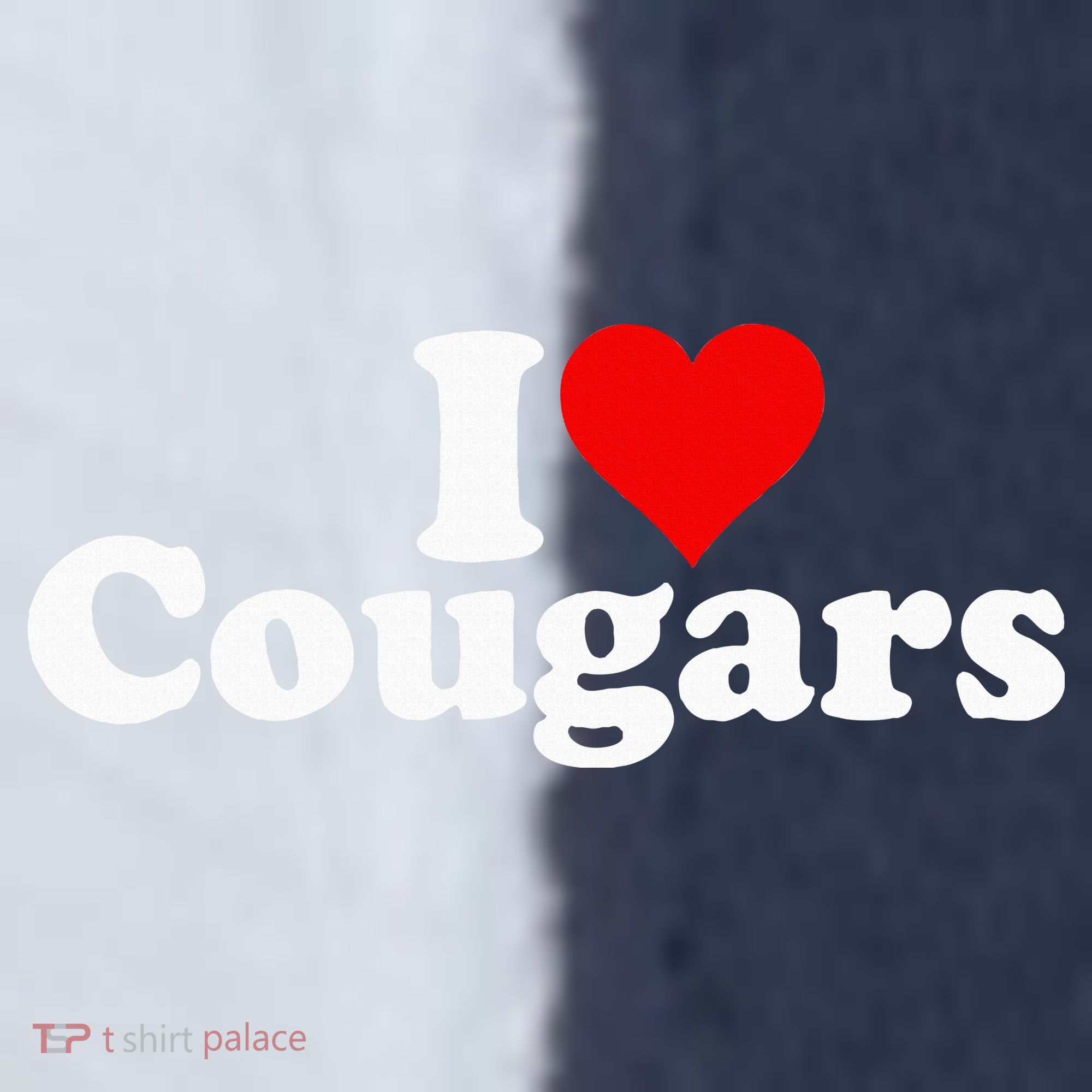 I LOVE HEART COUGARS SEXY OLDER Sport-Tek Competitor United Soccer Jersey