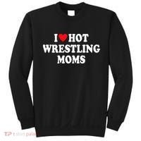 I Love Hot Wrestling Moms Groovy  Sweatshirt thumb 0