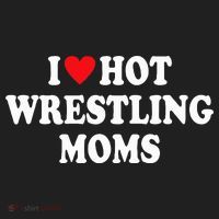 I Love Hot Wrestling Moms Groovy  Beanie thumb 2