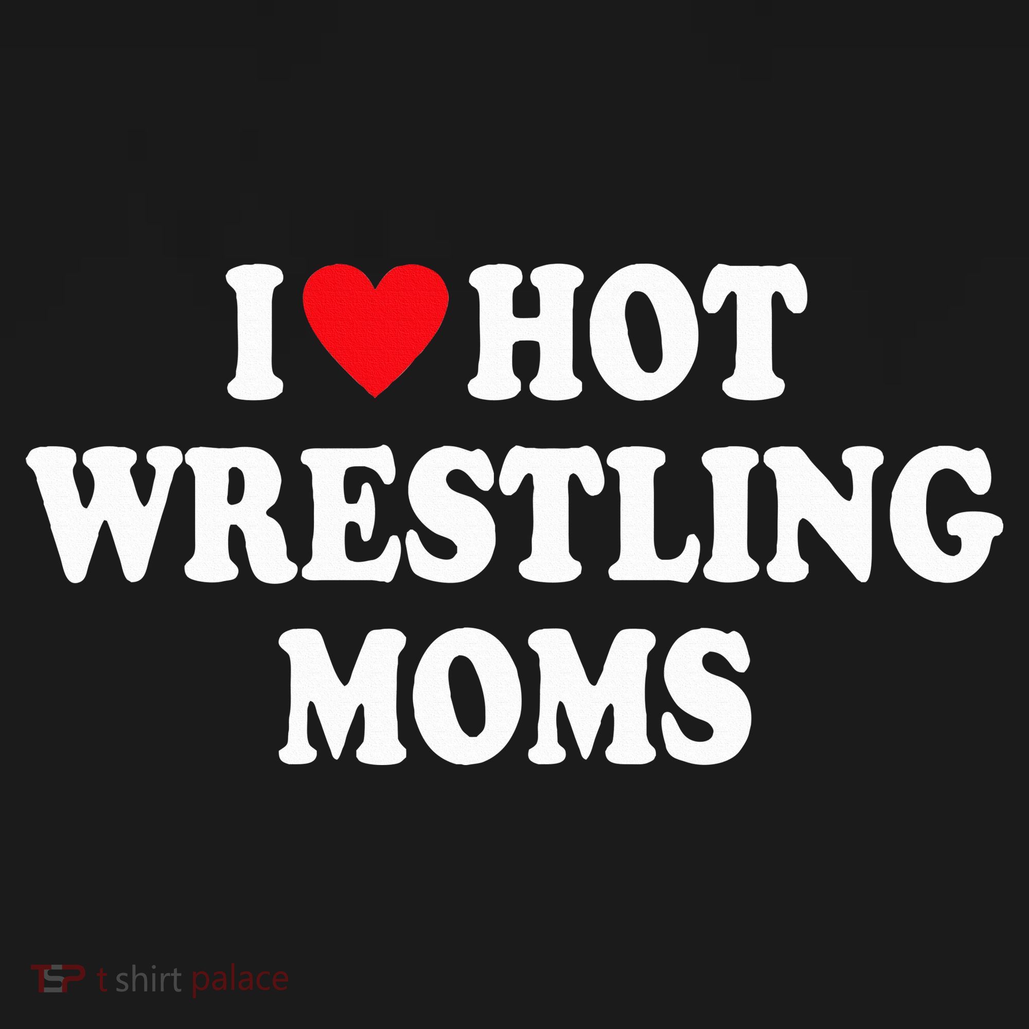 I Love Hot Wrestling Moms Groovy  Women's Tank Top