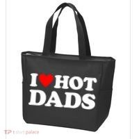 I Love Hot Dads I Heart Hot Dads Tote Bag thumb 3