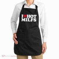 I LOVE HOT MILFS I HEART HOT MILFS Apron thumb 2