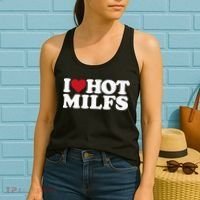 I LOVE HOT MILFS I HEART HOT MILFS Women's Tank Top thumb 2