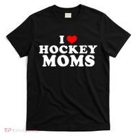 I Love Hockey Mom Funny T-Shirt thumb 0