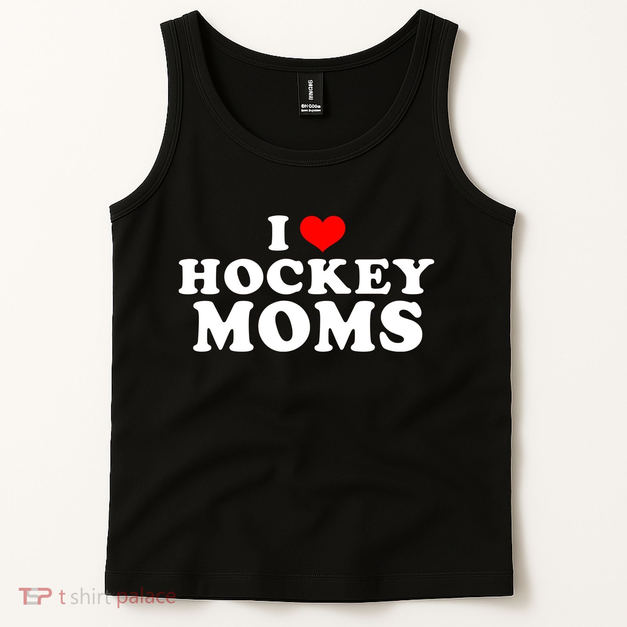 I Love Hockey Mom Funny Tank Top