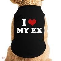 I Love Heart My EX 2000s Style Meme Tee Doggie Tank thumb 0