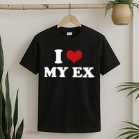 I Love Heart My EX 2000s Style Meme Tee T-Shirt thumb 2