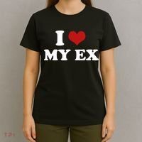 I Love Heart My EX 2000s Style Meme Tee T-Shirt thumb 4