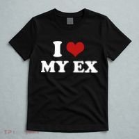 I Love Heart My EX 2000s Style Meme Tee T-Shirt thumb 5