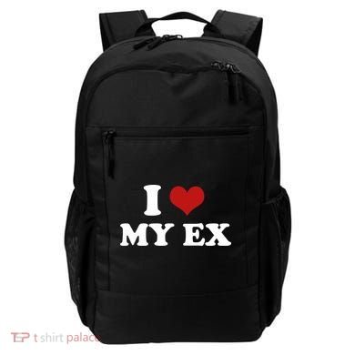 I Love Heart My EX 2000s Style Meme Tee Backpack