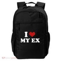 I Love Heart My EX 2000s Style Meme Tee Backpack thumb 0