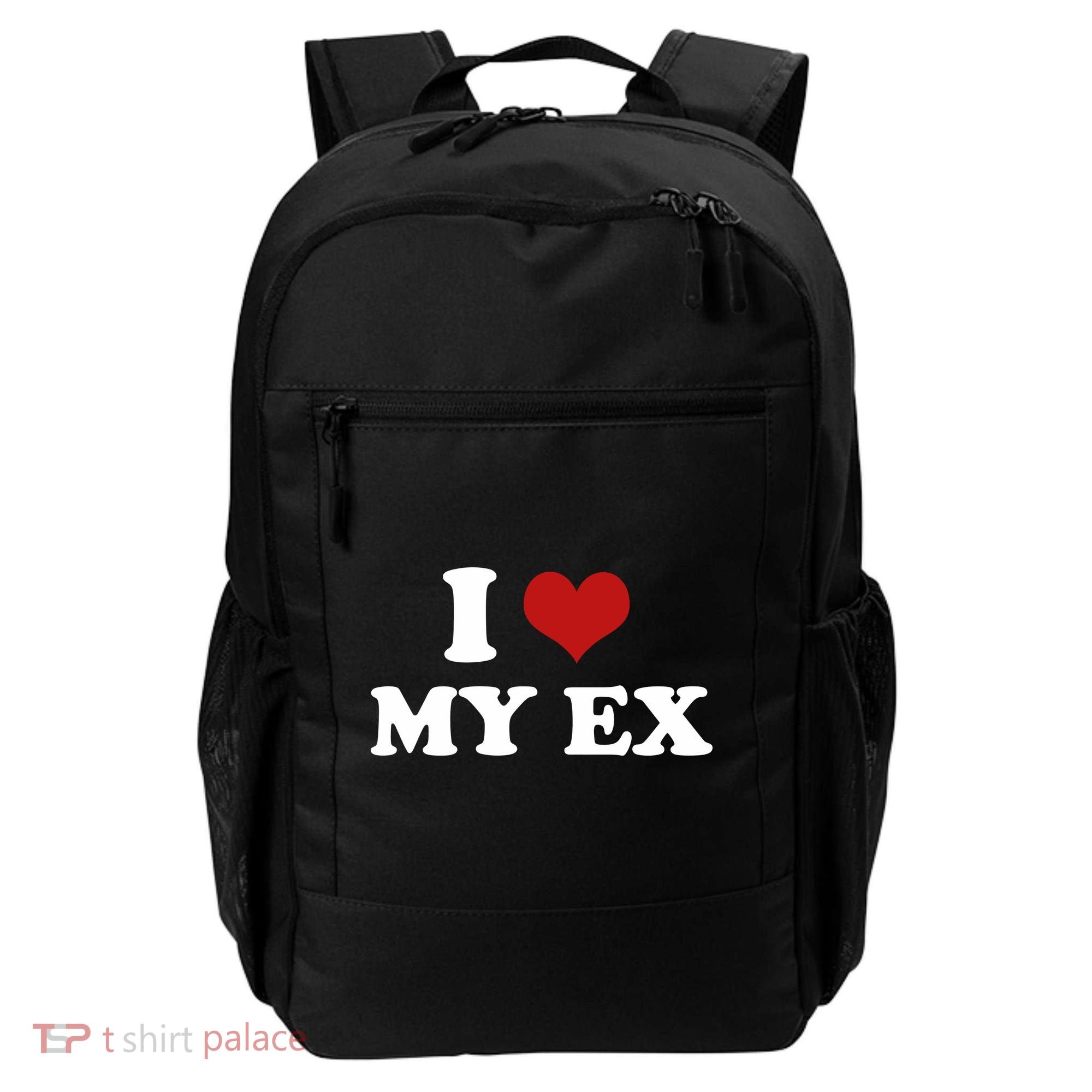 I Love Heart My EX 2000s Style Meme Tee Backpack