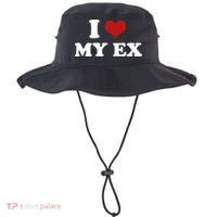 I Love Heart My EX 2000s Style Meme Tee Bucket Hat thumb 0