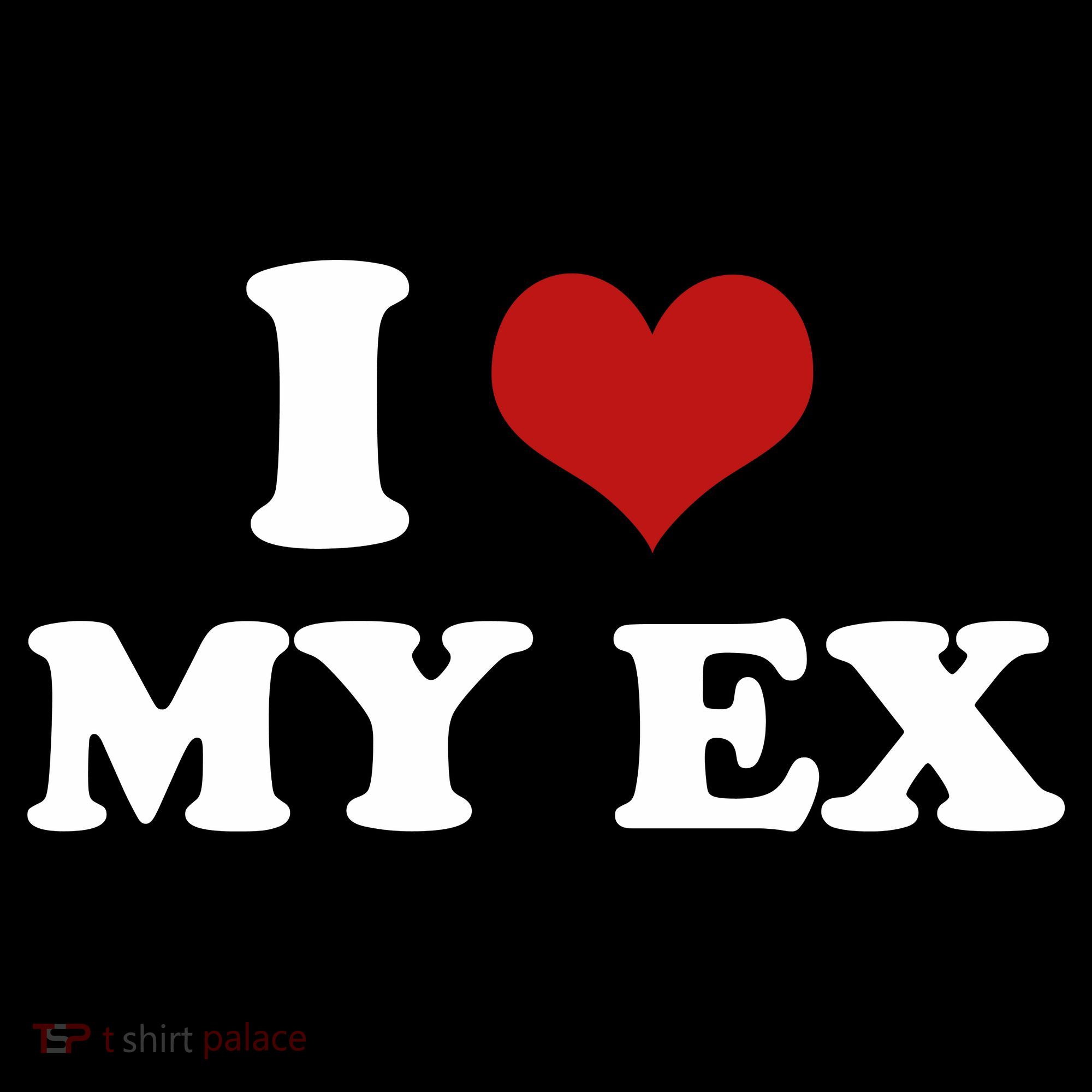 I Love Heart My EX 2000s Style Meme Tee Women's Hoodie
