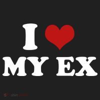 I Love Heart My EX 2000s Style Meme Tee Hat thumb 2