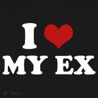 I Love Heart My EX 2000s Style Meme Tee Visor thumb 3