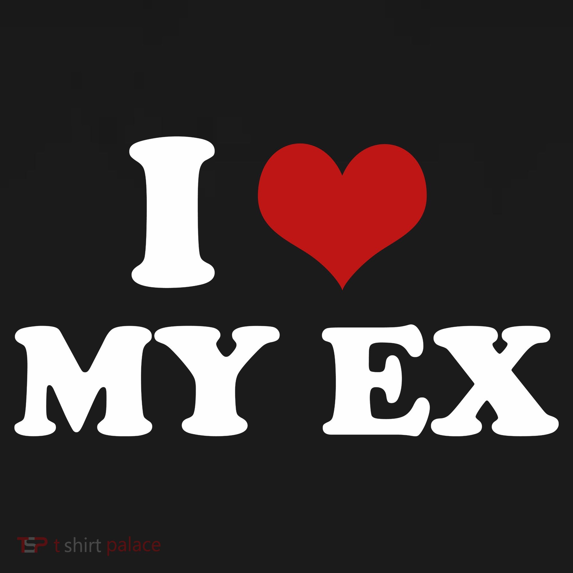 I Love Heart My EX 2000s Style Meme Tee Visor