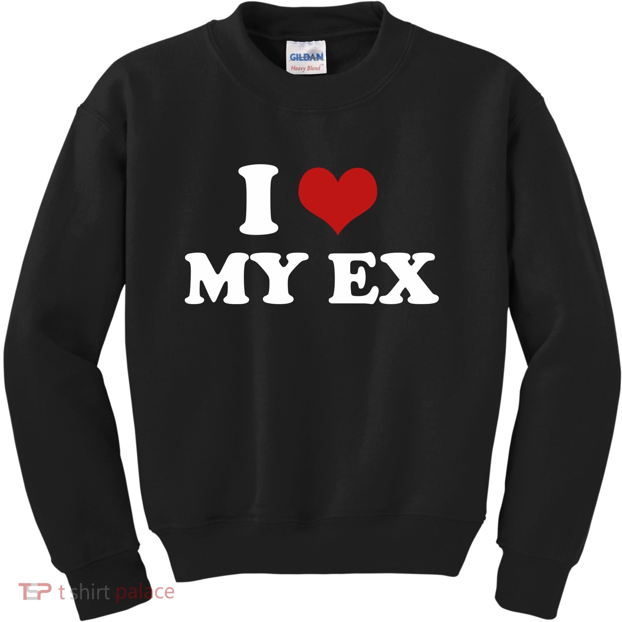 I Love Heart My EX 2000s Style Meme Tee Kids Sweatshirt