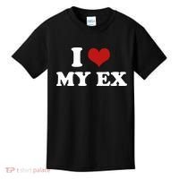 I Love Heart My EX 2000s Style Meme Tee Kids T-Shirt thumb 0